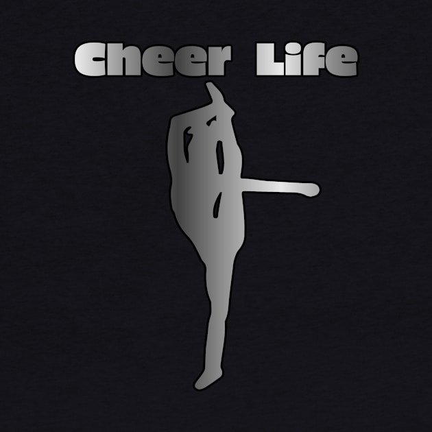 Cheer Life Design in Silver by PurposelyDesigned